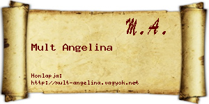 Mult Angelina névjegykártya